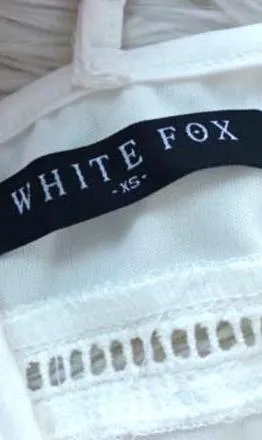 White Fox Festival Sheer Bodysuit Maxi - Image 3