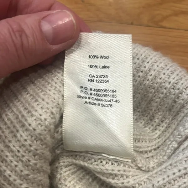 Wilfred Artizia beige vest sweater size small . - Image 5