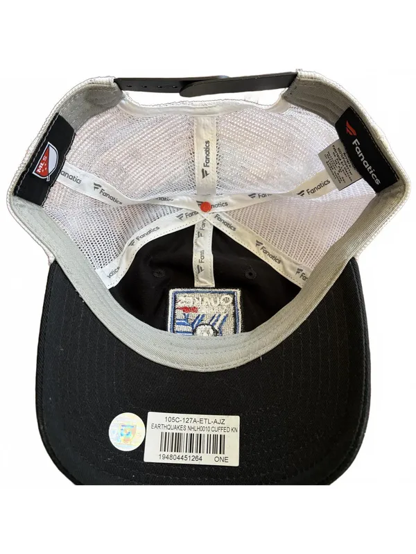 San Jose Earthquakes Hat Cap Fanatics MLS Adjustable Unisex Adult One Size NWT - Image 4