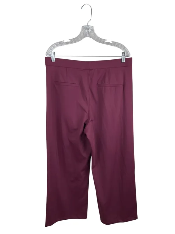 NEW Halara Flex DayStretch High Waisted Pocket Work Flare Pants Size XL Mahogany - Image 4
