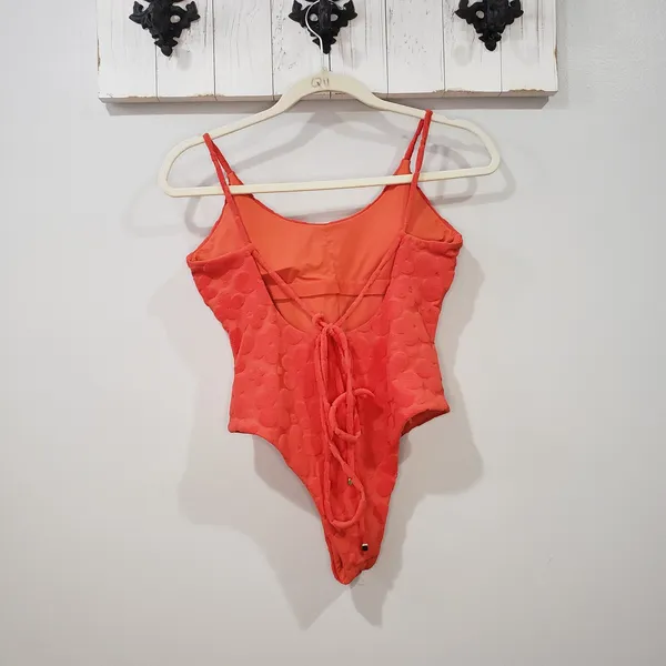 Blackbough Swim One Piece M Orange Textured - Image 2