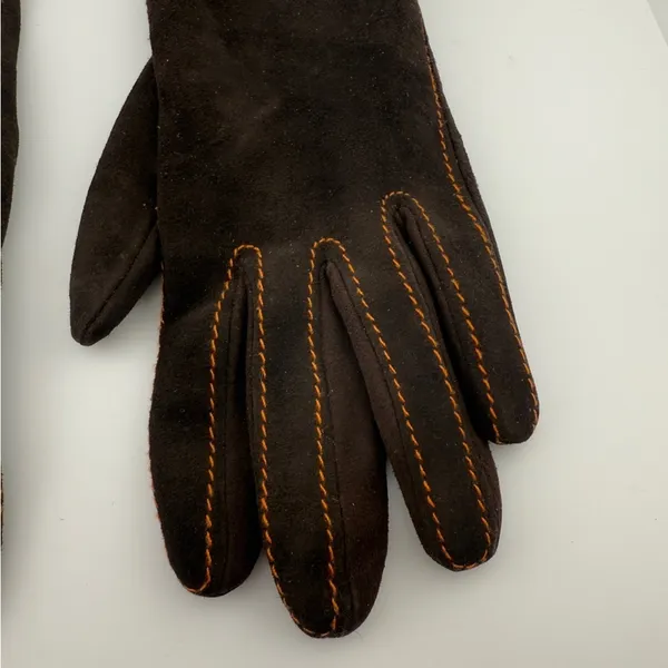 Picaro’s Genuine Leather Gloves Brown - Image 2