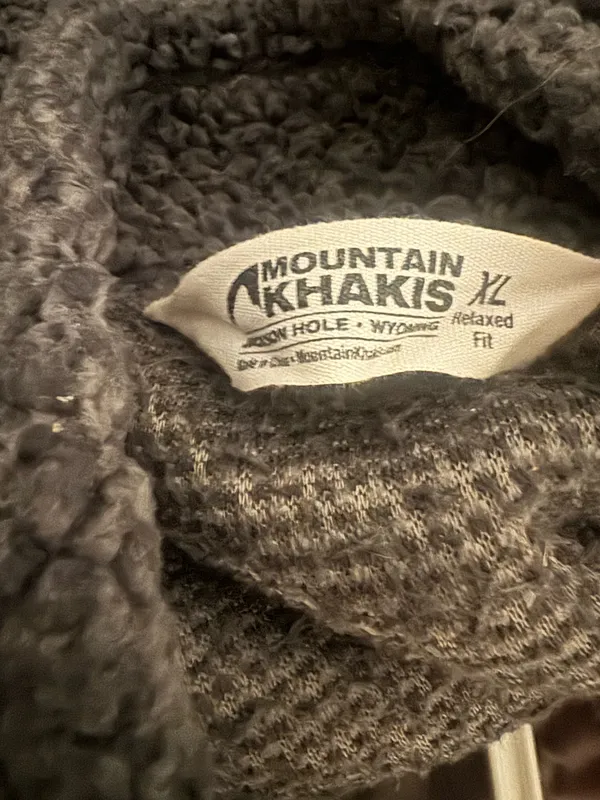 Mountain Khakis Sherpa Pullover Gray Size XL - Image 4