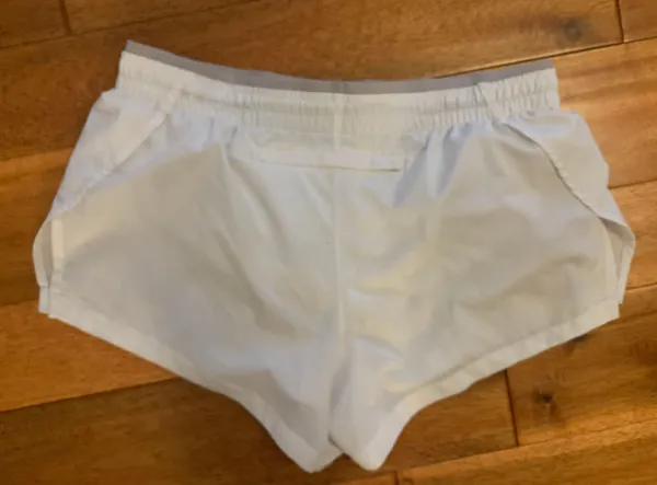 Nike White Athletic Shorts - Image 2