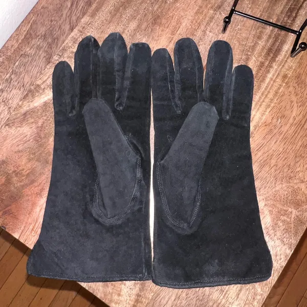 Wilson Black Leather Gloves Womens Medium Winter‎ Lined Touchscreen - Image 3