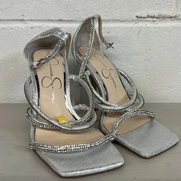 Jessica Simpson sz5.5 silver - Image 2