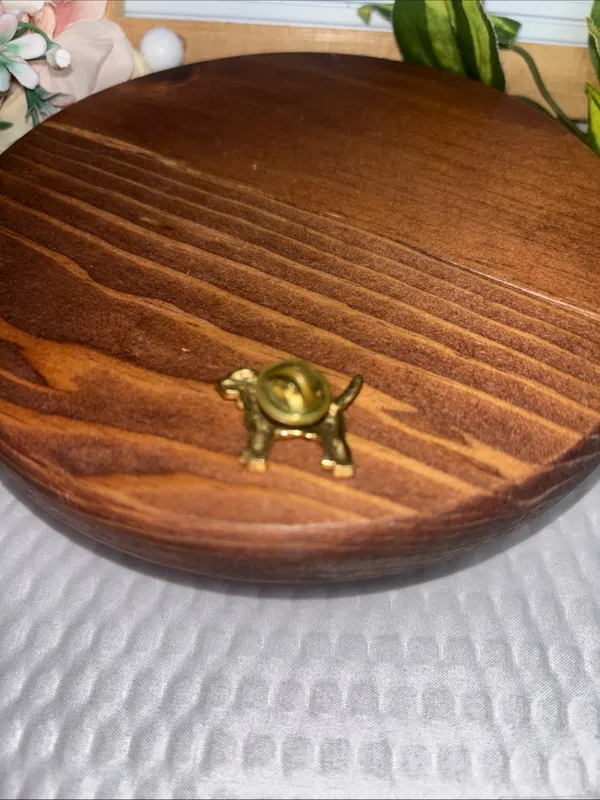 Gold Dog Lapel Pin - Image 2