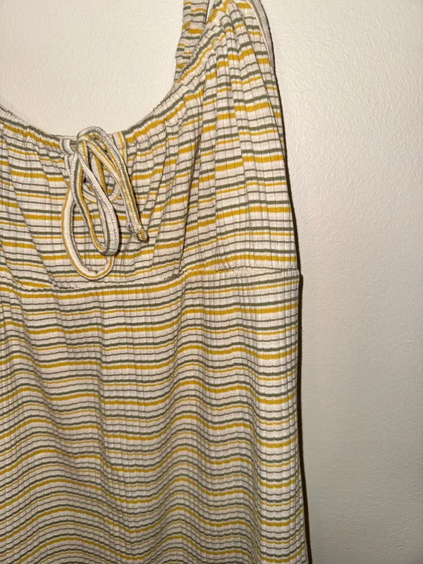 Striped Dress Yellow Size M - Image 2
