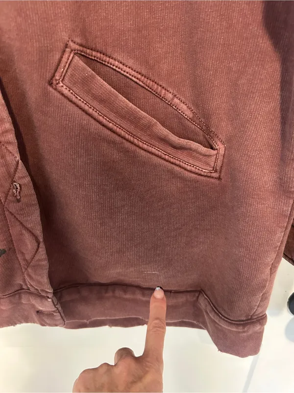 We The Free Free People Dawson Chore Jacket in Washed Chocolate Brown Size Medium - Image 8