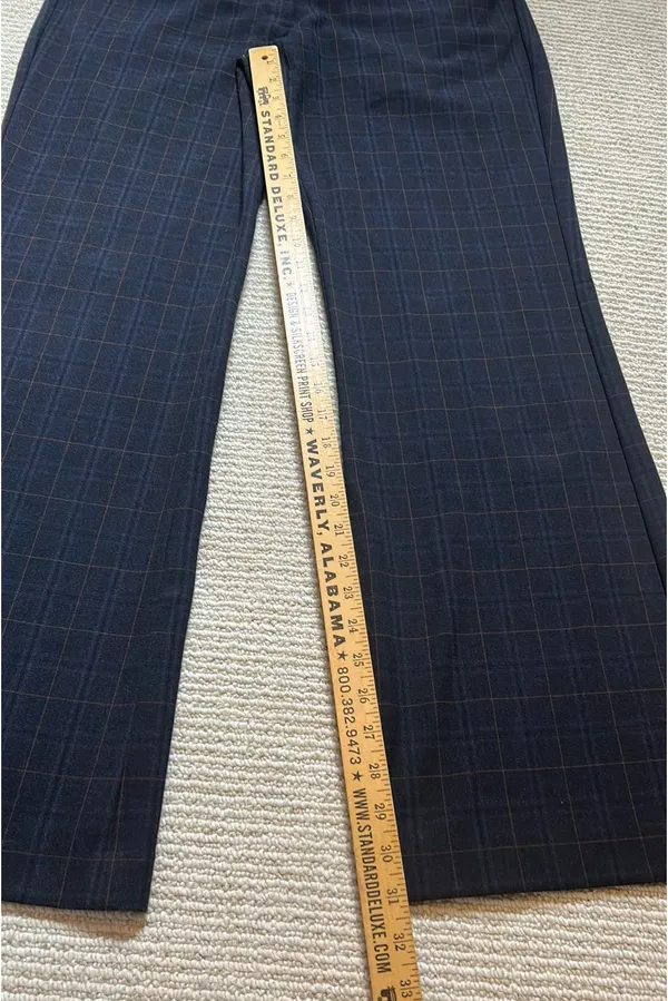 Express Editor Dress Pants Plaid 10R - Image 5