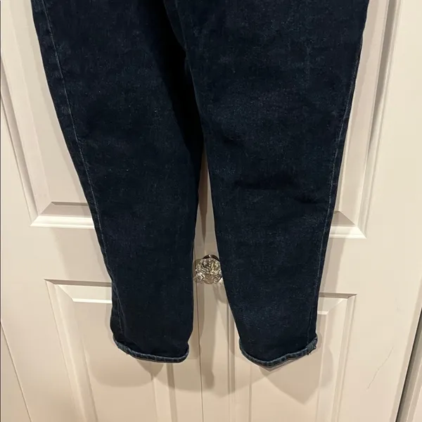 Levi's dark blue skinny‎ Denim Overalls medium - Image 6