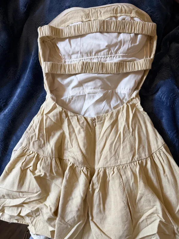 Cotton Candy LA Dress Cream Mini - Image 4