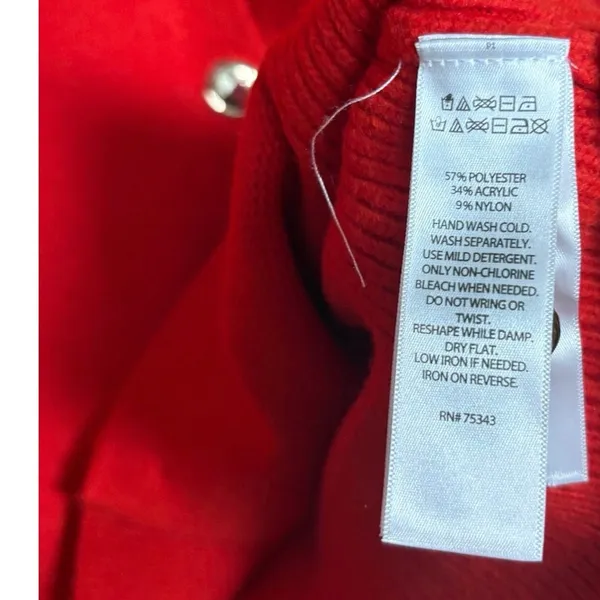 Joie Red‎ Button Down Cardigan Size Small - Image 6
