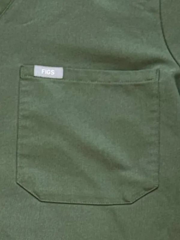 FIGS Catarina‎ One Pocket Scrub Top Green Medium Nurse Hospital Healthcare - Image 2