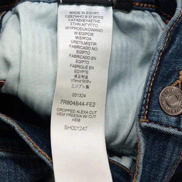 7 For All Mankind - Alexa Crop Straight Leg‎ Jeans - Image 15