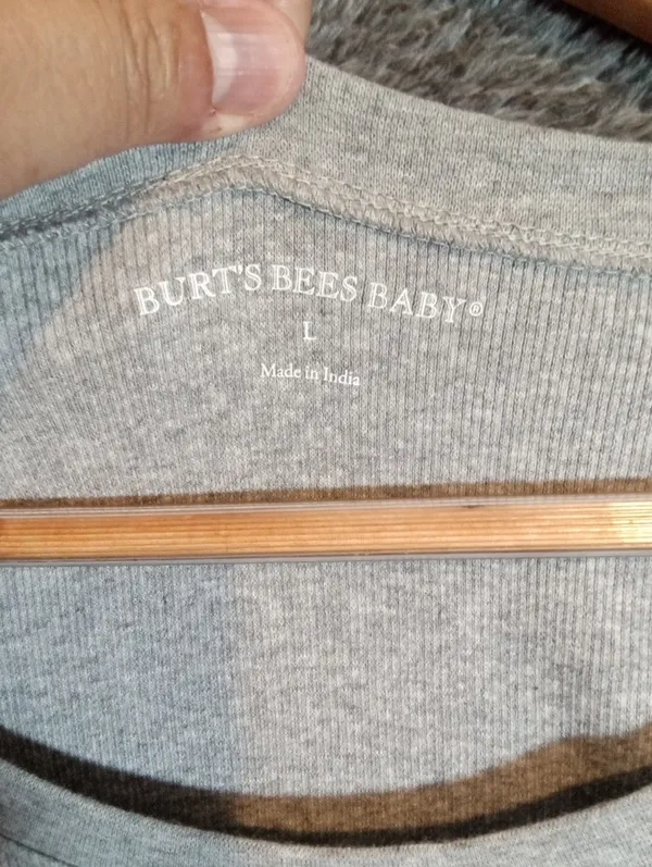 Burts Bees Baby Womens Set Pajamas Organic Cotton Lounge Comfy Size Large - Image 3