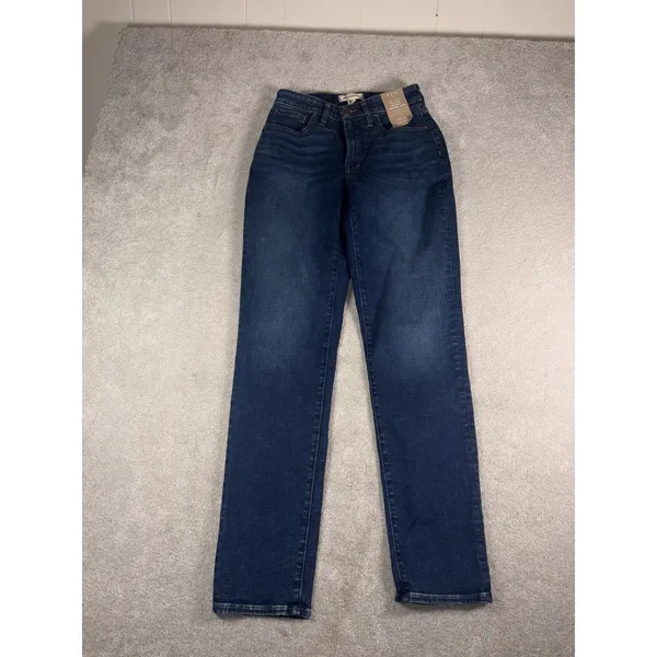 Madewell NWT Womens 27T Curvy Perfect Vintage Jeans Mid Rise Blue - Image 3