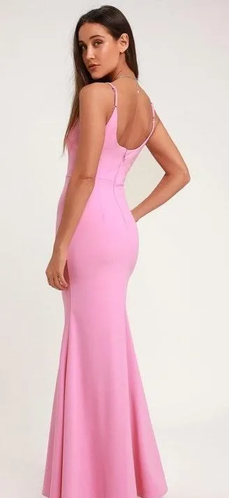 Lulus Pink Long Dress - Image 2