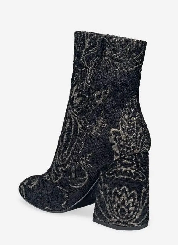 Ash NEW Fedora Embroidered Heel Boots - Image 2
