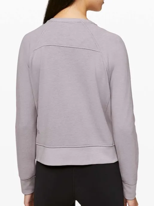 Lululemon Every Moment Crew Lavender Grey - Image 6