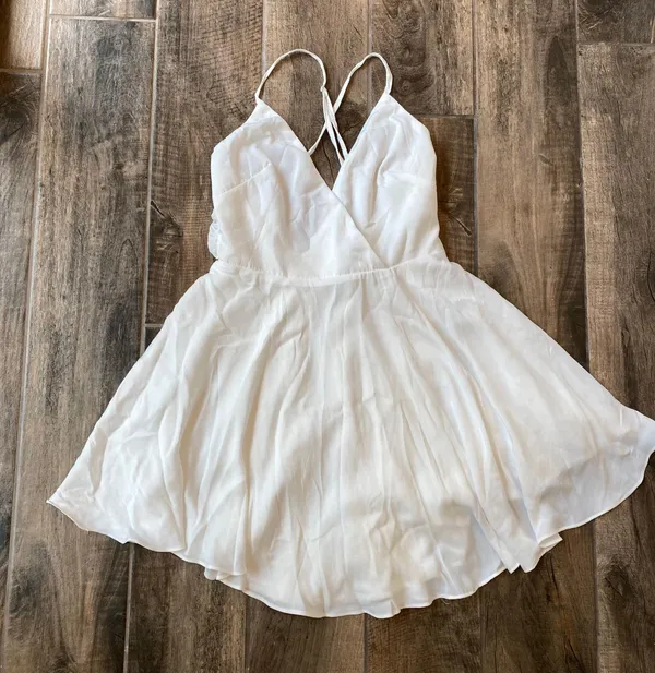 Hello Molly White Mini Dress - Image 7