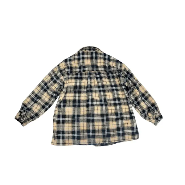 Forever 21 Plaid Flannel button up long sleeve shacket Shirt S Caual Streetwear - Image 2