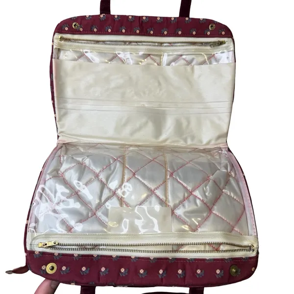 🌸✨ Vintage‎ Quilted Floral Kleenex Tissue Holder Travel Organizer ✨🌸 - Image 4