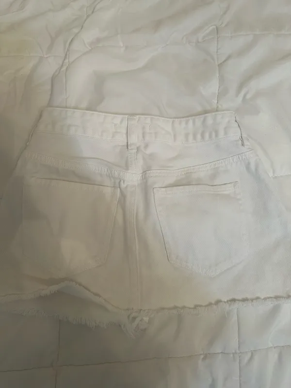 PacSun White Denim Skirt Mini - Image 2