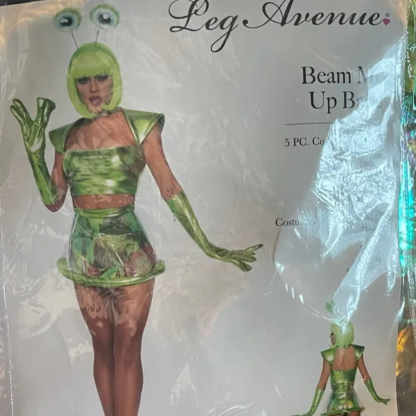 NEW Leg Avenue Sexy Alien Beam Me Up Babe Costume Size Large - Image 6