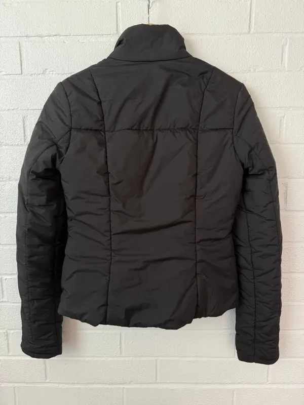 Weekday Black Quilted Short Puffer Jacket - Image 4