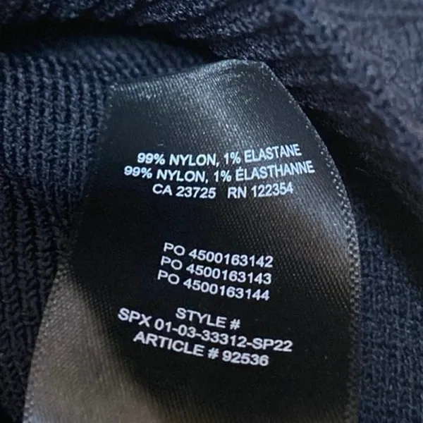 Aritzia Babaton Black Short Sleeve Ribbed Knit Square Neck Tee Crop Top Size S - Image 4