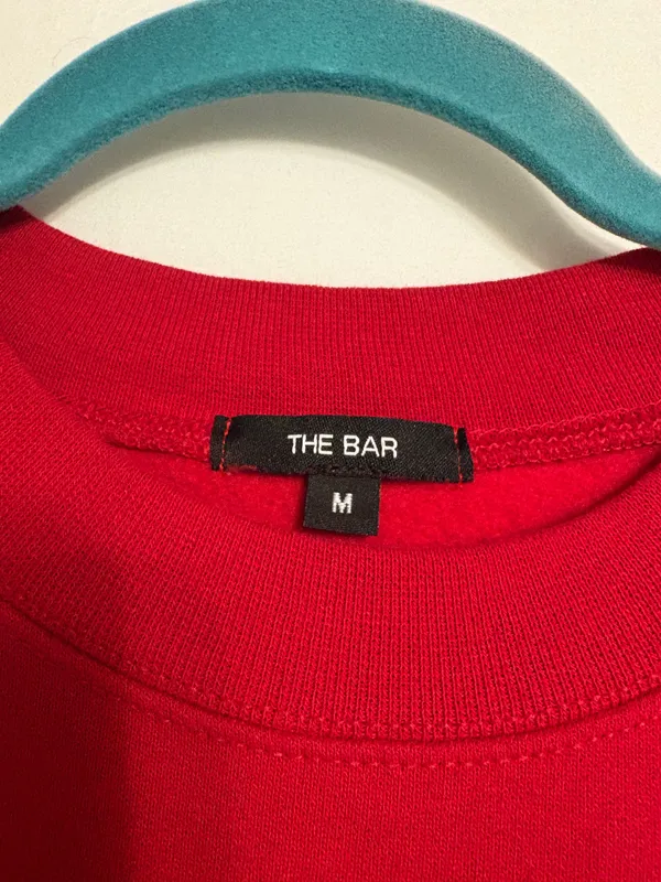 The Bar Varsity Crewneck Ruby - Image 4