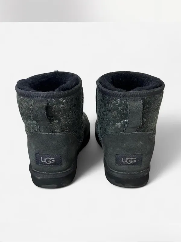Ugg Classic Mini Snow Leopard Black 7 - Image 6
