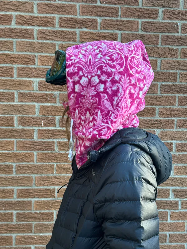 Brand New Handmade Ski Hood Black - Image 2