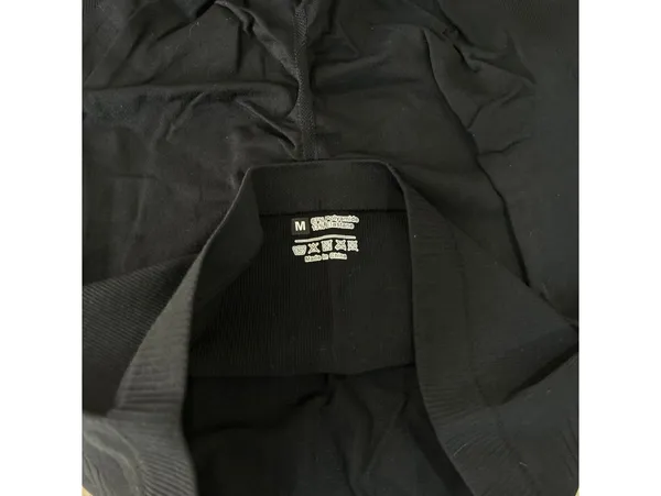 Black Maternity Pregnancy Leggings Over-Belly Support - Image 5