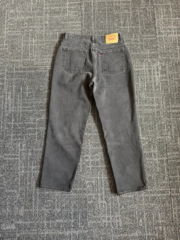Vintage Levi's 512 High Rise Slim Fit Tapered Leg Jeans Y2K Size 14 Reg Black - Image 4