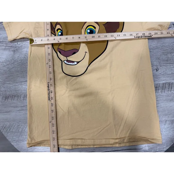 Disney Lion King Nala Graphic T Shirt Tan Cartoon Movie Tee Adult M - Image 2