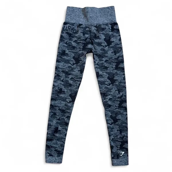 Gymshark Adapt Camo seamless leggings black and gray pattern - Image 3