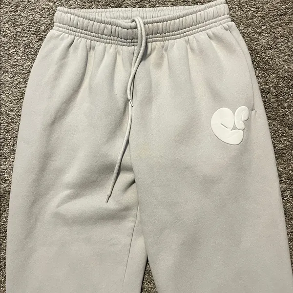 Princess Polly Women’s Track‎ Pants Bubble Text Grey & Cloud White Size 4 - Image 4