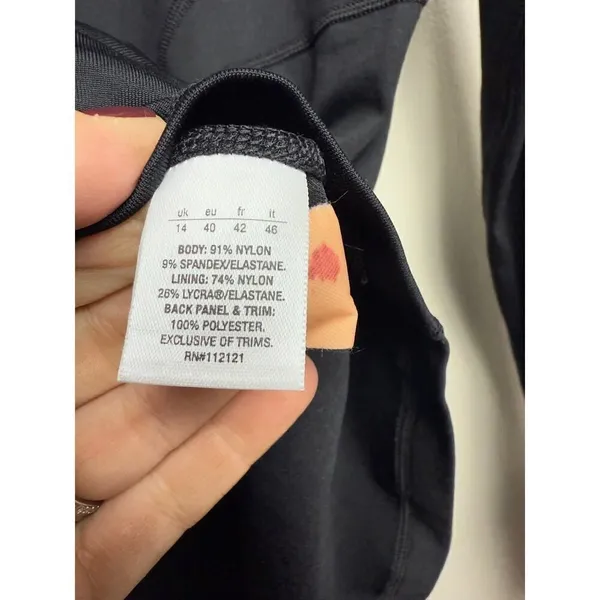 SPANX Full Zip Athletic Contour Jacket in Black Sz. L - Image 4