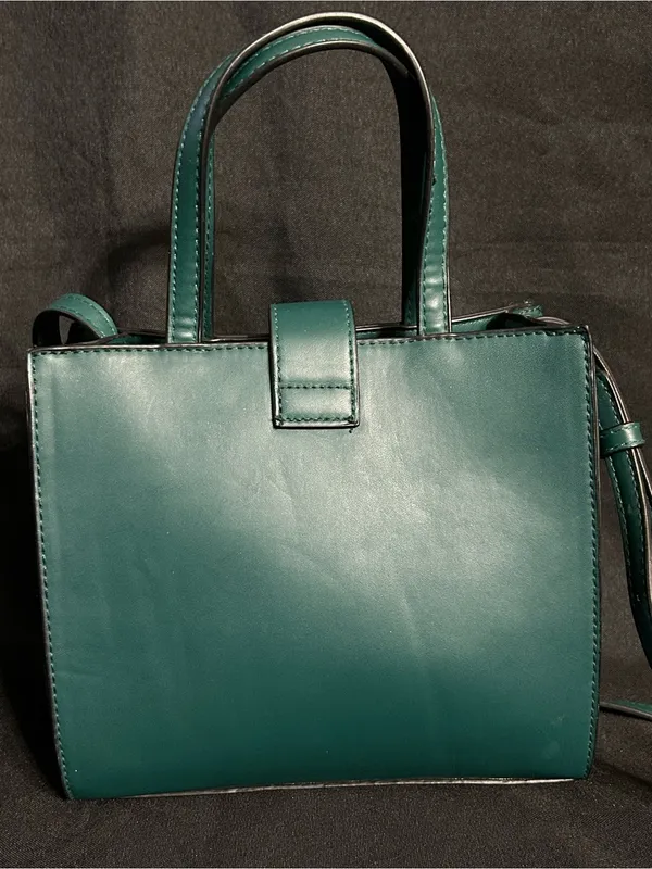 A New Day Women’s Structured Teal Crossbody Shoulder Bag Purse - Image 7