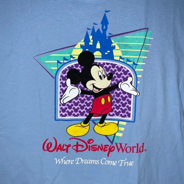 Disney Walt World Mickey Mouse T-Shirt - Sz L - Image 3