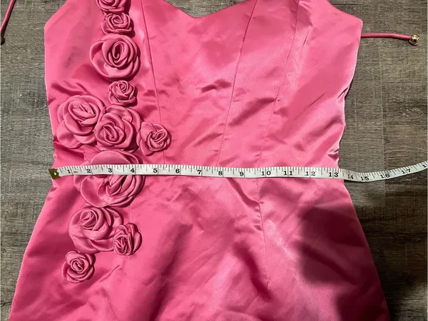 HELLO MOLLY Mini Luxuries Satin Mini Dress in Pink - Image 9