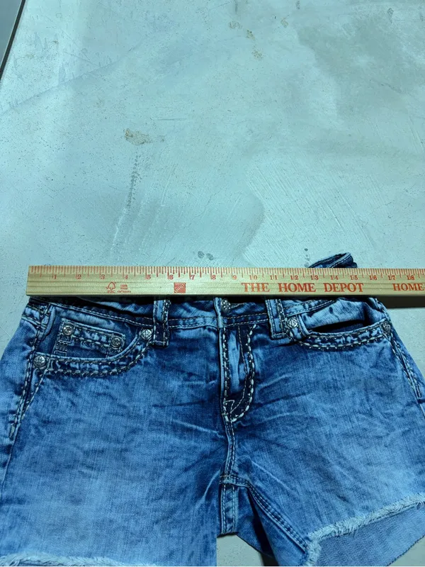 Miss me signature shorts 29 Women’s Blue Denim Cutoff Shorts - Image 4
