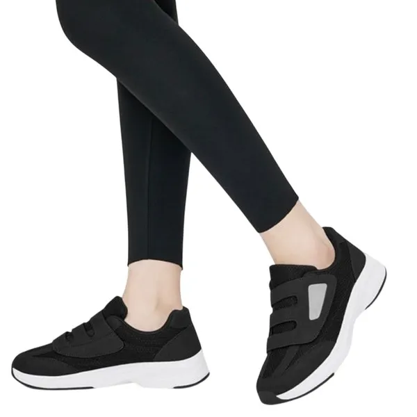 BRAND NEW ~ Women's Black & White Breathable Running Sneakers Shoes ~ 10 - Image 2