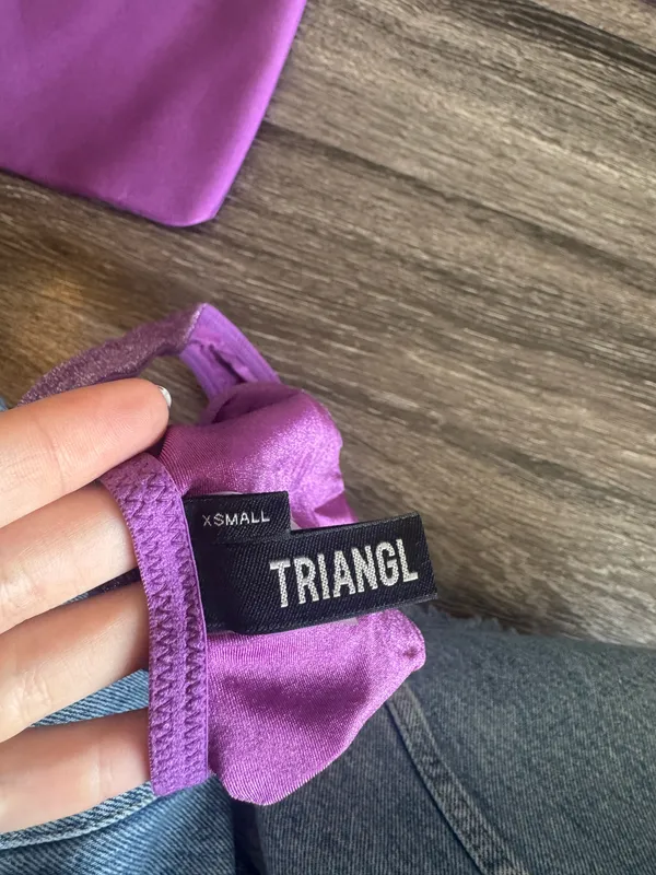 Triangl Bikini Purple Sparkle - Image 3