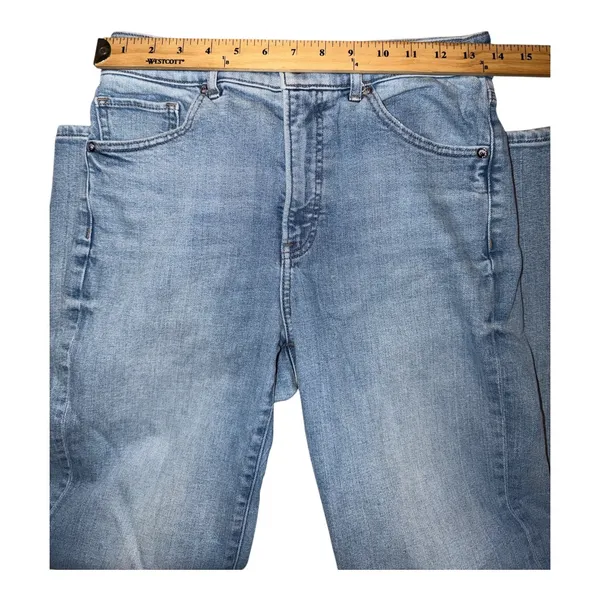 Express Modern Straight Super High Rise Jeans, Size 4R - Image 7