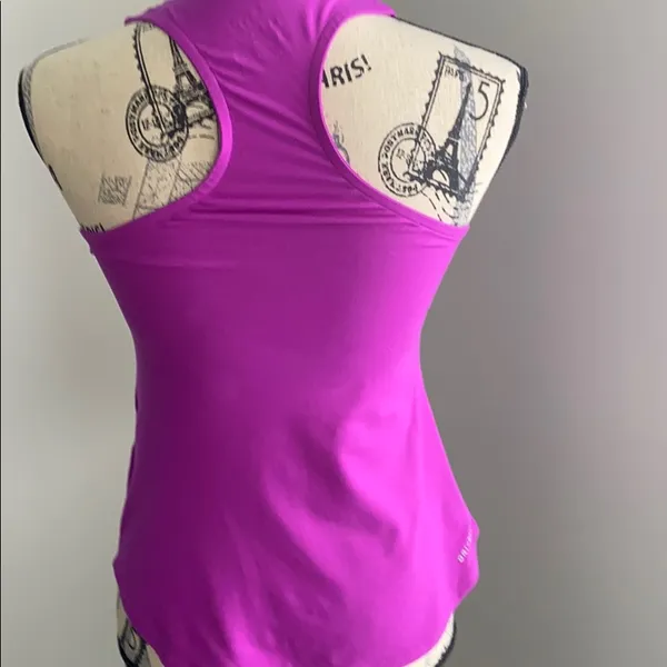 Nike purple dri fit workout top - Image 3