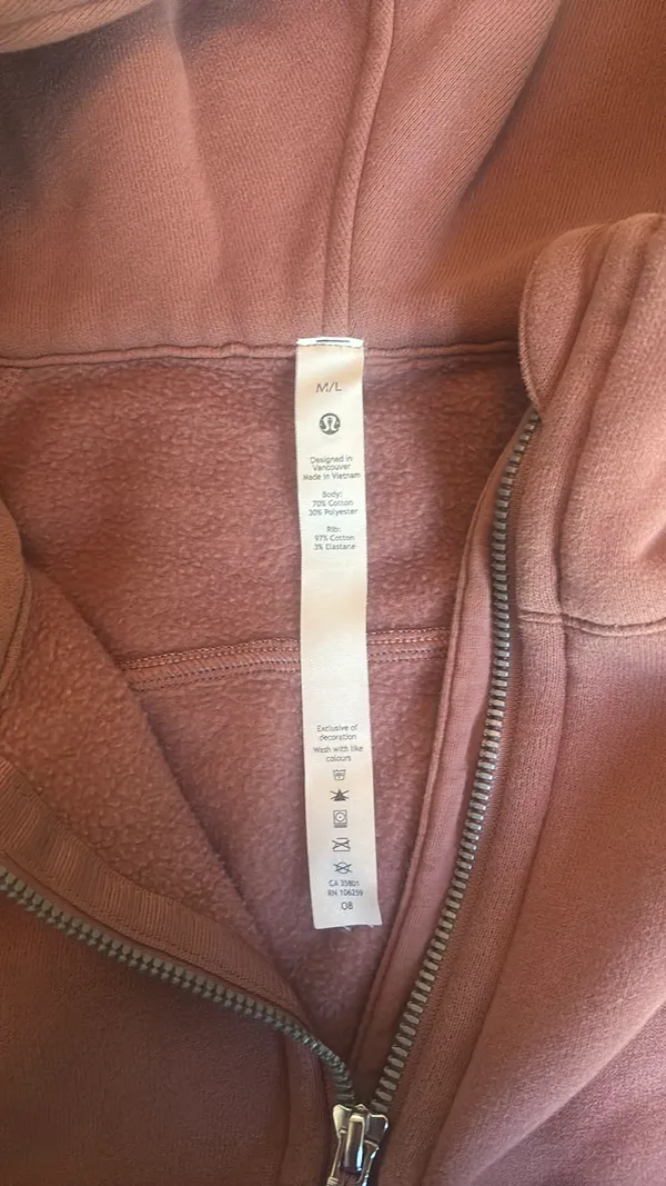 Lululemon Oversized Scuba Half-Zip in spiced chai in M/L - Image 7