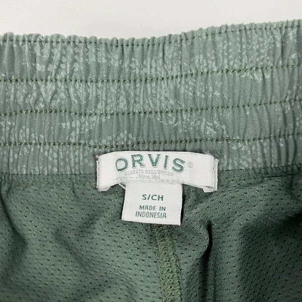 Orvis Skort Womens Small Green Camo Hiking‎ Walking Built In Shorts Zip Pockets - Image 7
